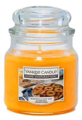YANKEE CANDLE Yankee Candle Home Inspiration fragranza Spiced Pineapple Cake (torta speziata all'ananas) candela p